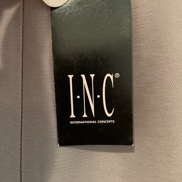 INC NEW pure silk silver evening pants 6 women - Picture 3 of 8